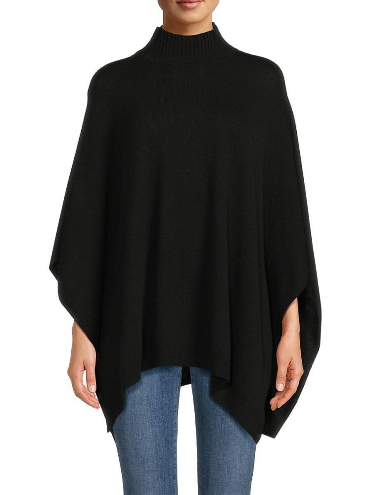 Amicale Women's Cashmere Poncho - Red Cover