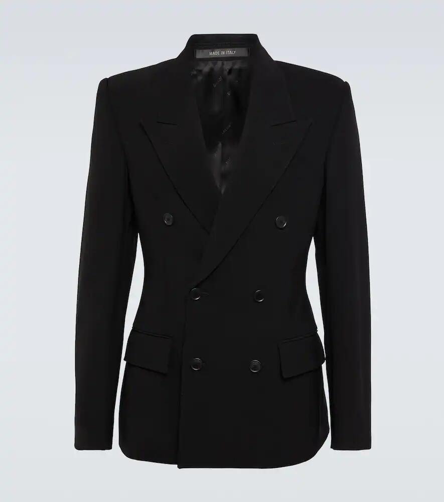 Balenciaga Wool-blend double-breasted blazer Cover