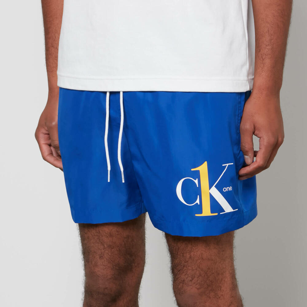 Calvin Klein Medium Length Drawstring Shell Swim Shorts Cover