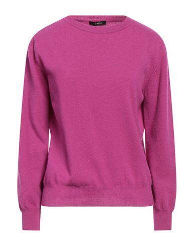 Bellwood Woman Sweater Fuchsia Wool, Cashmere Cover