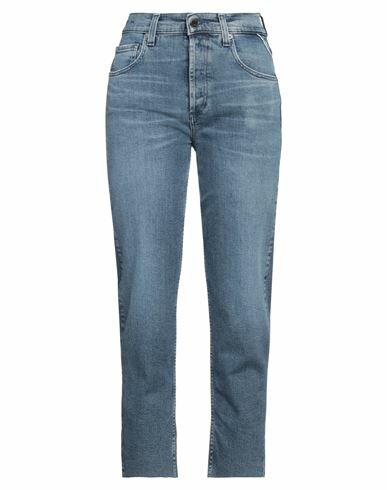 Replay Woman Jeans Blue Cotton, Elastane Cover