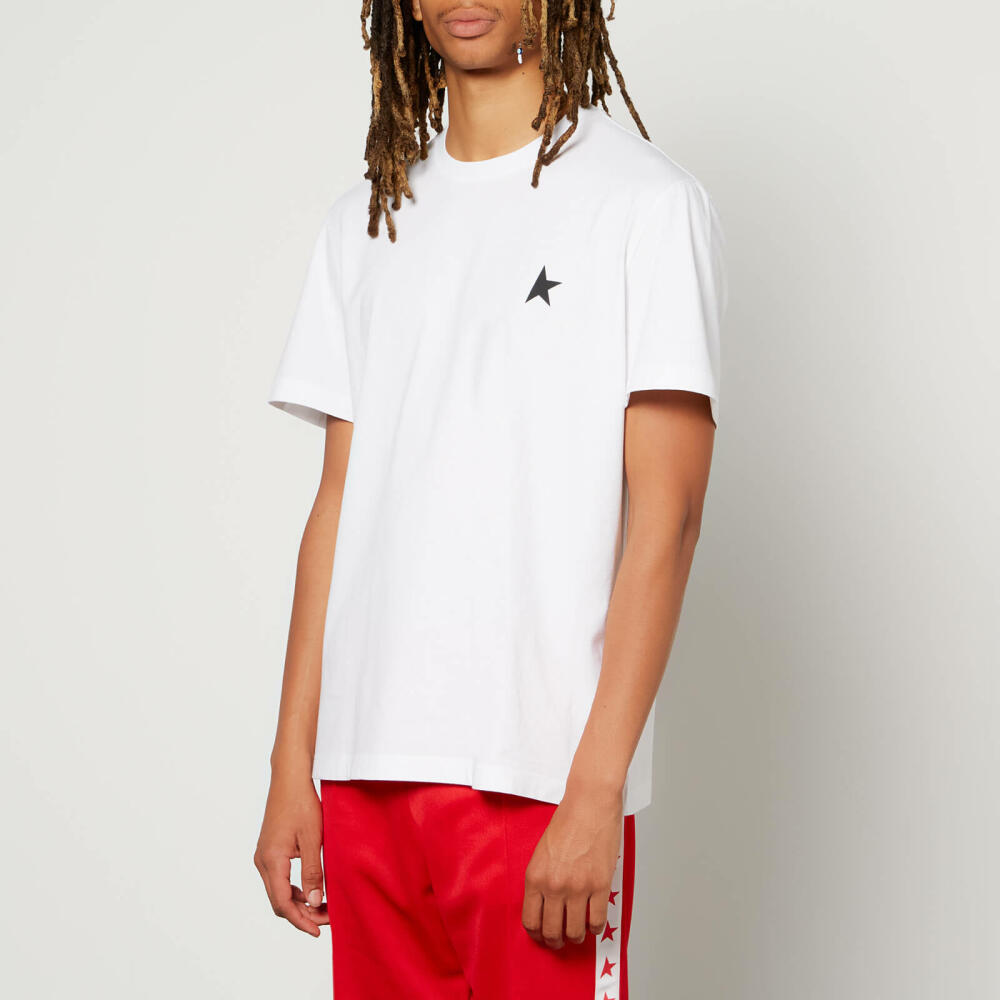 Golden Goose Small Star Logo Cotton-Jersey T-Shirt Cover