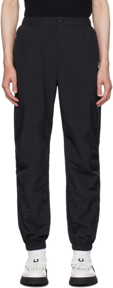 Fred Perry Black Elasticized Trousers Cover