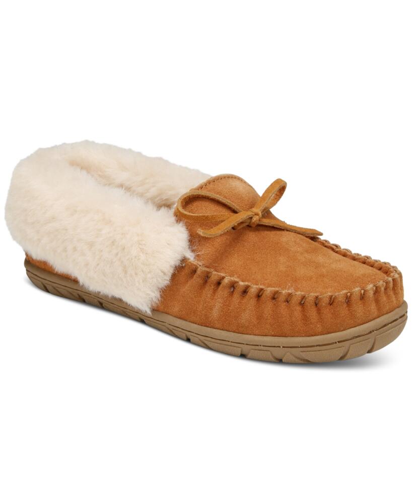 Style & Co Women's Darcyy Moccasin Slippers, Created for Macy's - Chestnut Cover