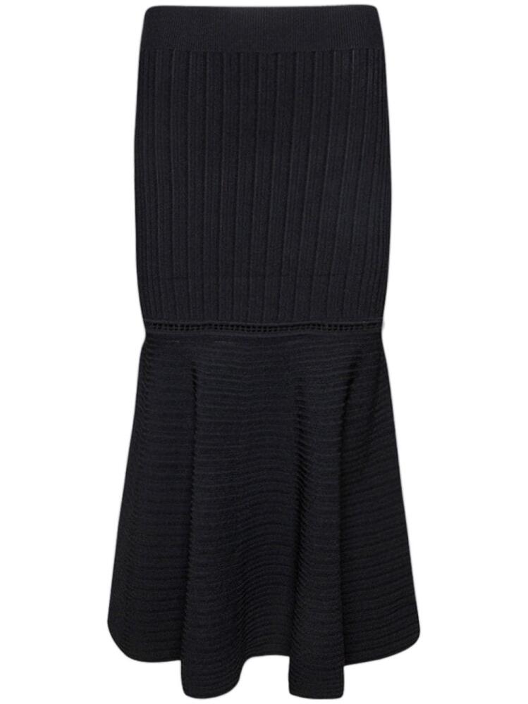 Victoria Beckham flared skirt - Black Cover