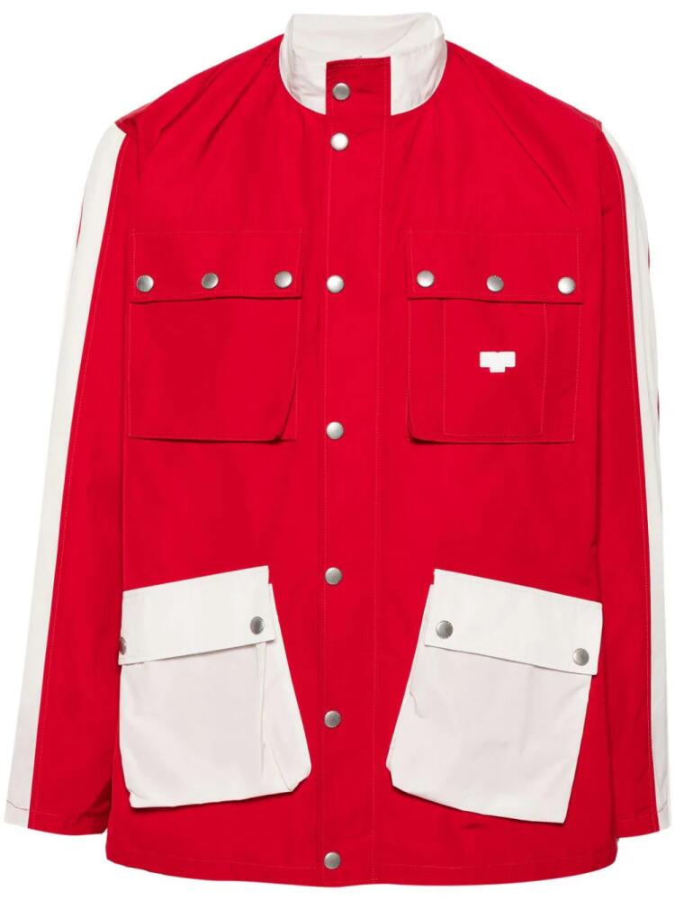 FURSAC colourblock zip-up jacket - Red Cover