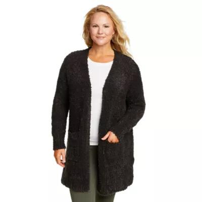 Eddie Bauer Women's Moonspun Bouclé Cardigan Sweater Cover