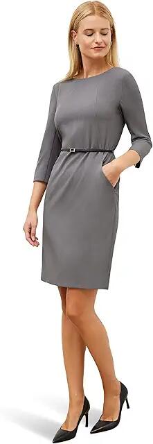 M.M.LaFleur Etsuko Dress - Recycled Wondertex (Steel Gray) Women's Clothing Cover