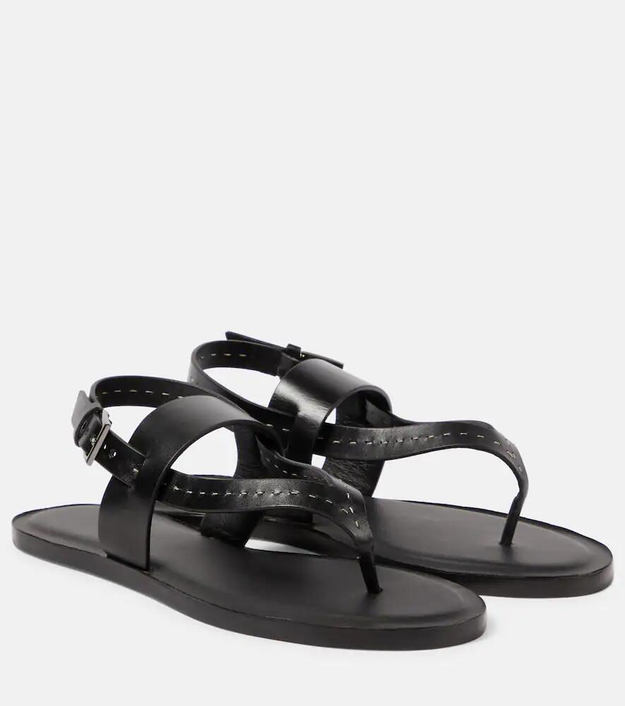 Max Mara Leather thong sandals Cover