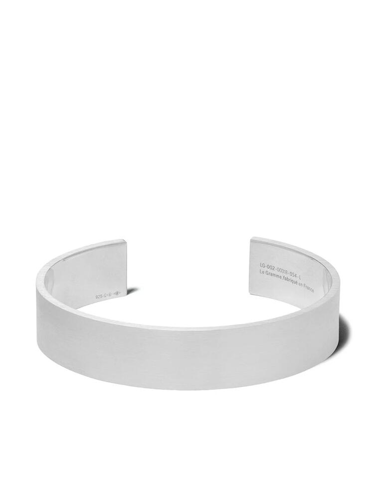 Le Gramme 41 Grams ribbon bracelet - Silver Cover