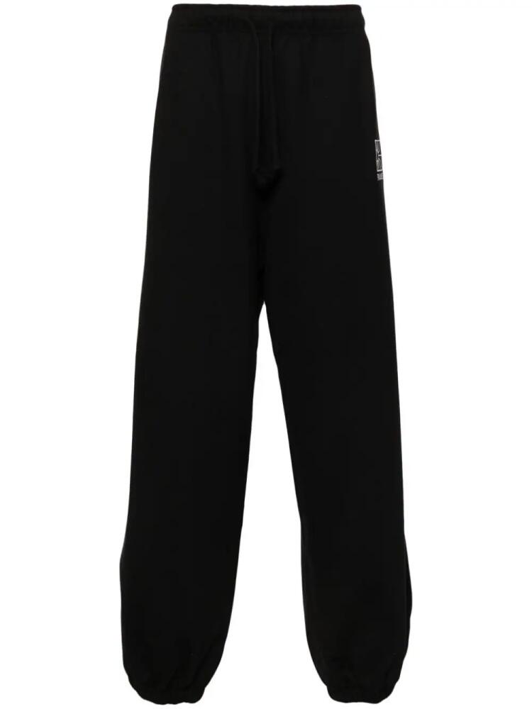 RASSVET logo-embroidered cotton track pants - Black Cover