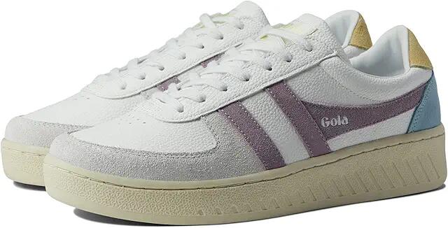 Gola Grandslam Trident (White/Lily/Lemon) Women's Shoes Cover