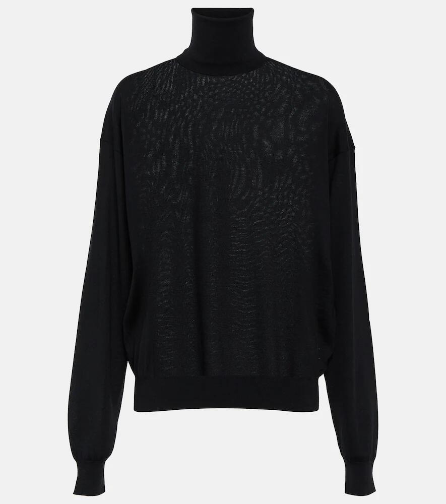 Saint Laurent Virgin wool turtleneck sweater Cover