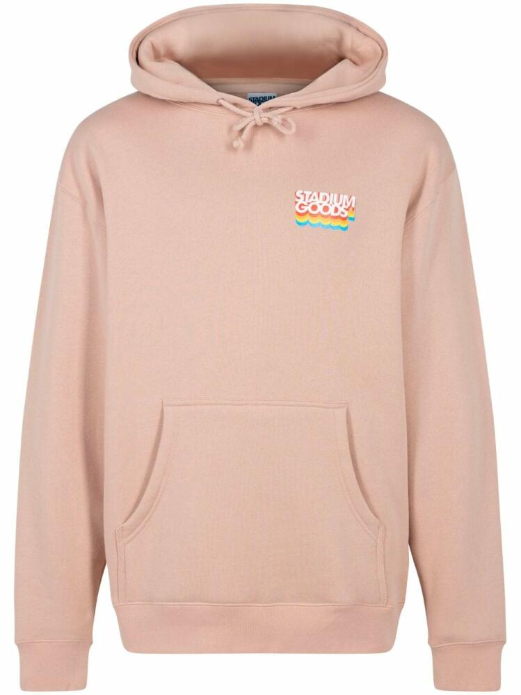 STADIUM GOODS® Gradient Logo drawstring hoodie - Pink Cover