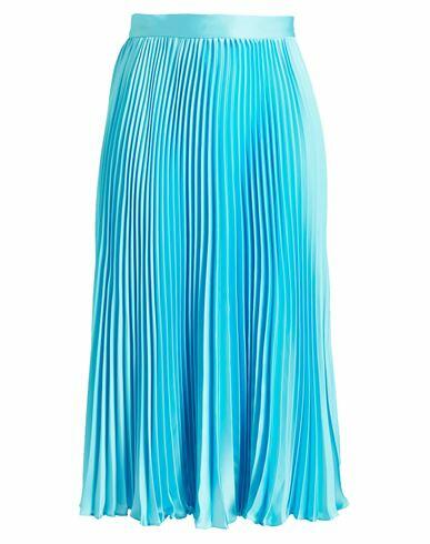 Versace Woman Midi skirt Azure Polyester Cover