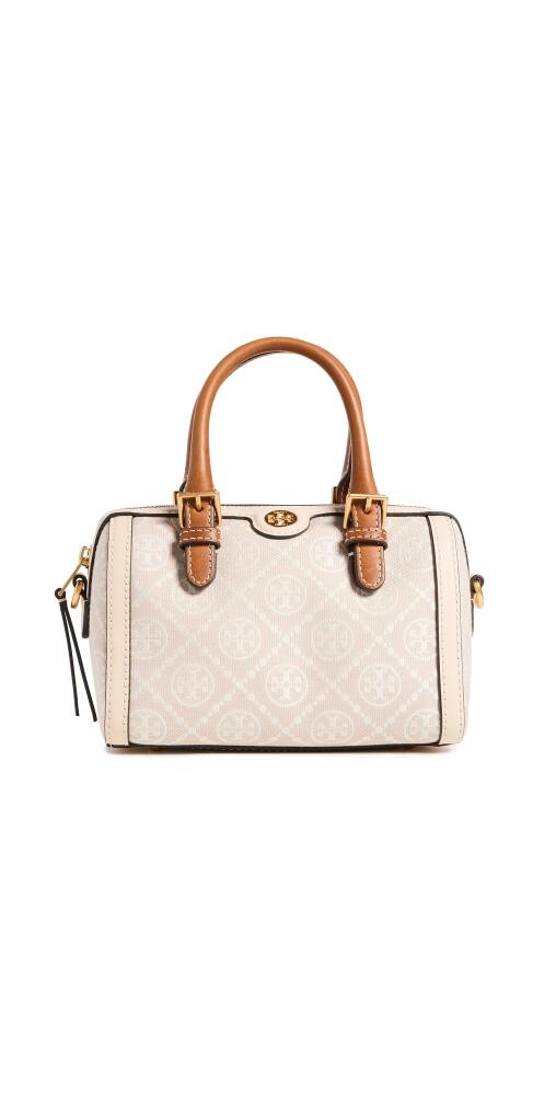 Tory Burch T Monogram Petite Barrel Bag Ivory Cover