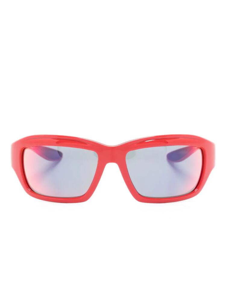 Dolce & Gabbana Eyewear Re-Edition rectangle-frame sunglasses - Red Cover