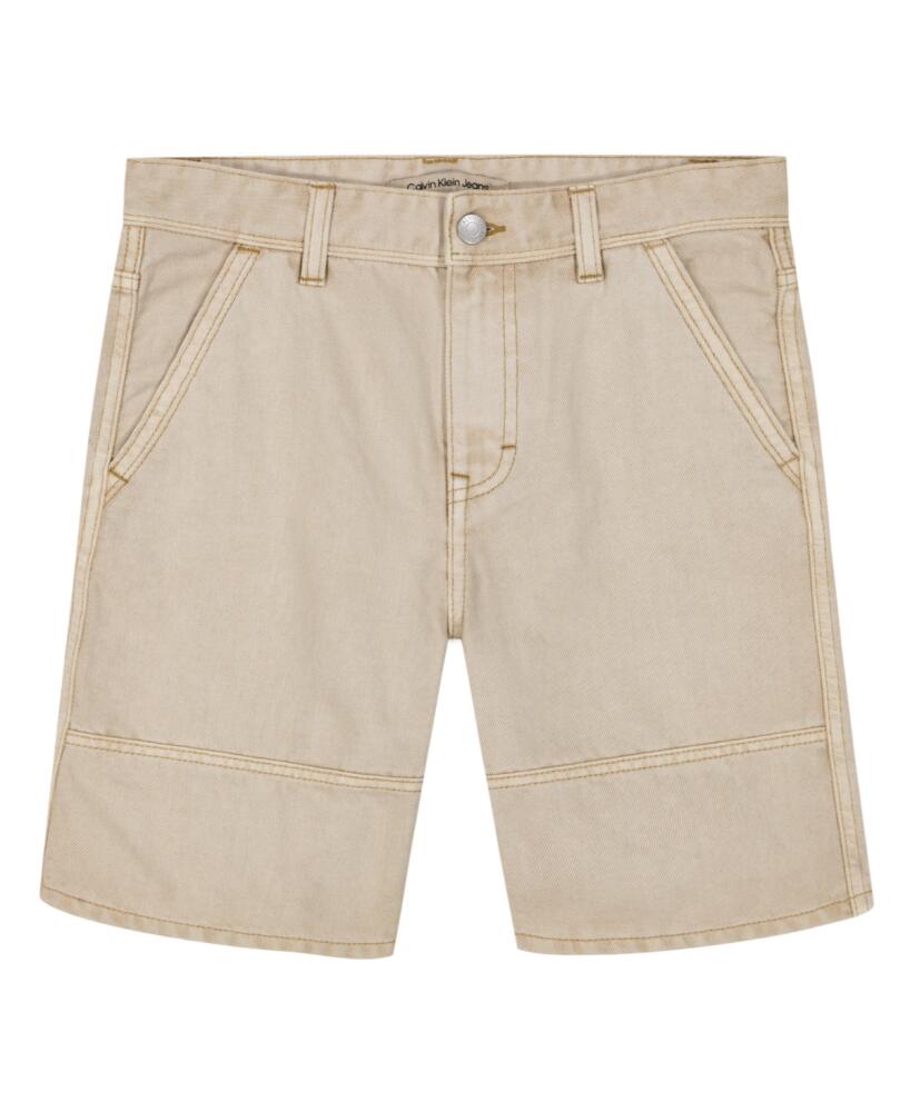 Calvin Klein Big Boys Casual Utility Shorts - Sand Denim Cover