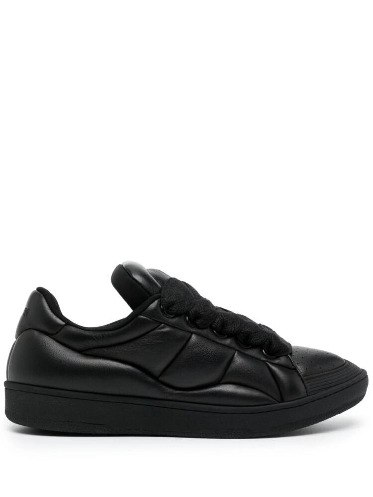 Lanvin Curb XL leather sneakers - Black Cover