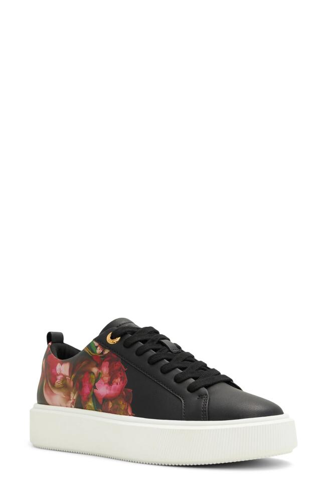 Ted Baker London Avery Platform Sneaker in Black Multi Cover