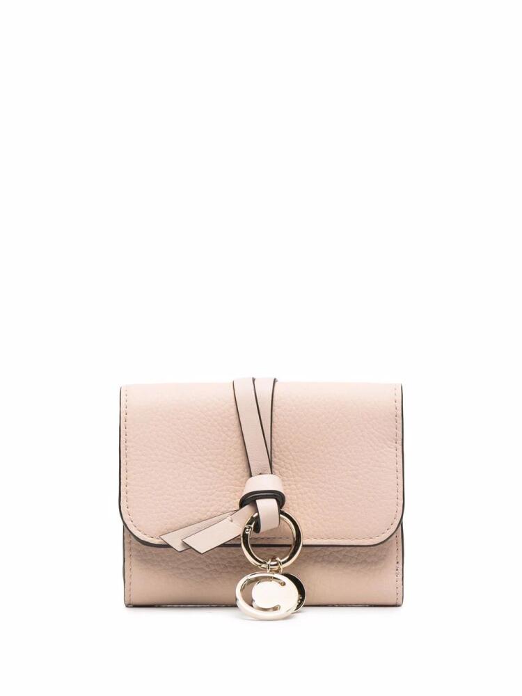 Chloé Alphabet tri-fold wallet - Pink Cover