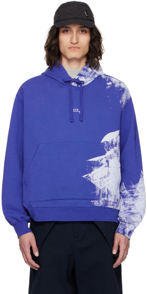 A-COLD-WALL* Blue Brushstroke Hoodie Cover