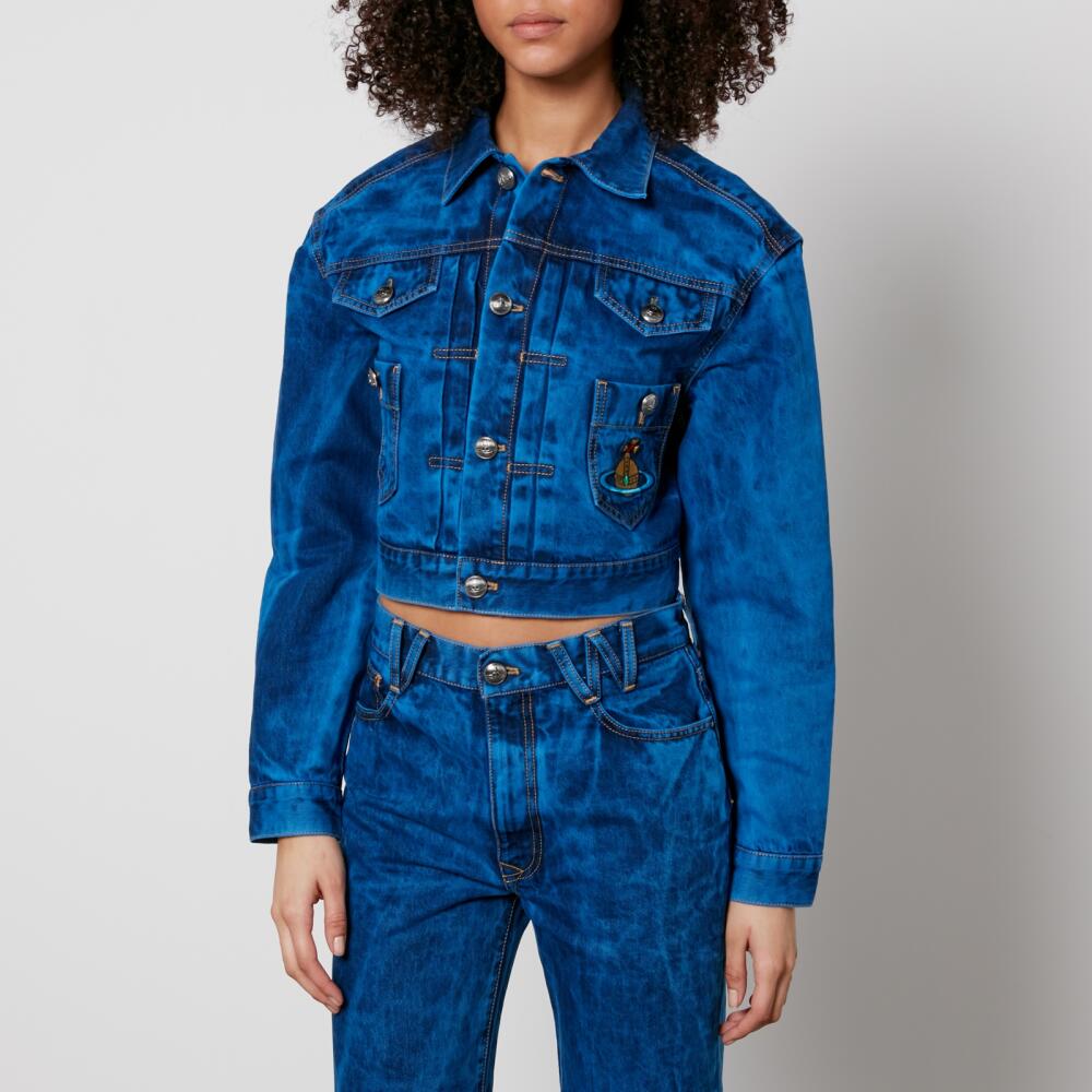 Vivienne Westwood Marlene Cropped Denim Jacket Cover