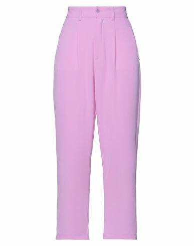 Ottod'ame Woman Pants Mauve Polyester, Elastane Cover