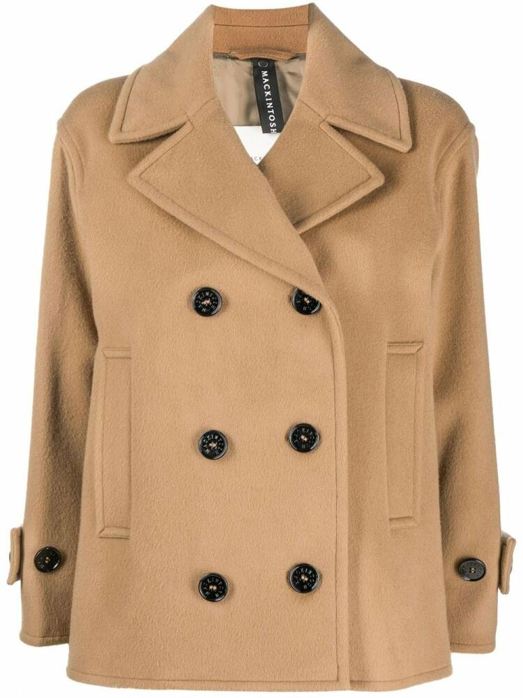 Mackintosh FIONA wool-blend peacoat - Brown Cover