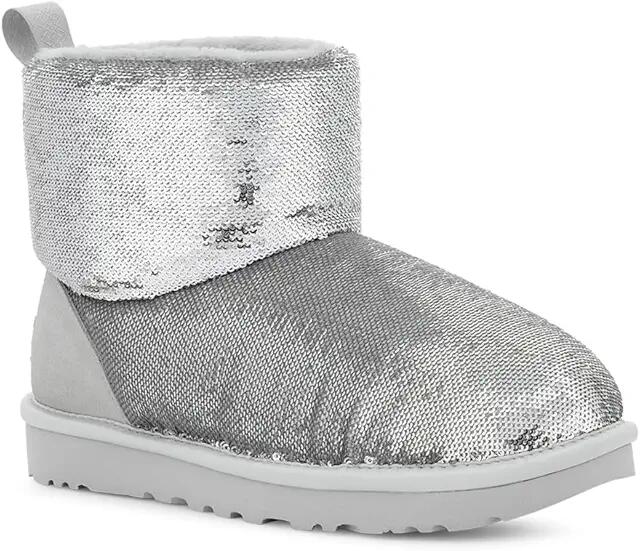 UGG Classic Mini Mirror Ball (Silver) Women's Boots Cover