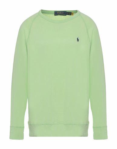 Polo Ralph Lauren Man Sweatshirt Light green Cotton Cover