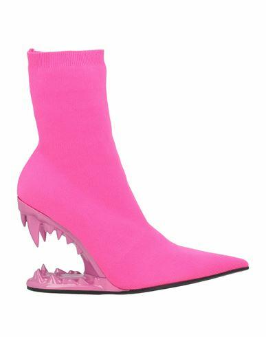 Gcds Woman Ankle boots Fuchsia Textile fibers Cover