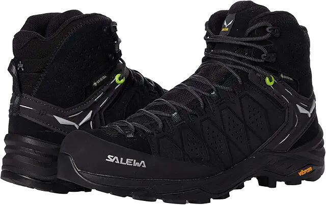 SALEWA Alp Trainer 2 Mid (Black/Black) Men's Shoes Cover