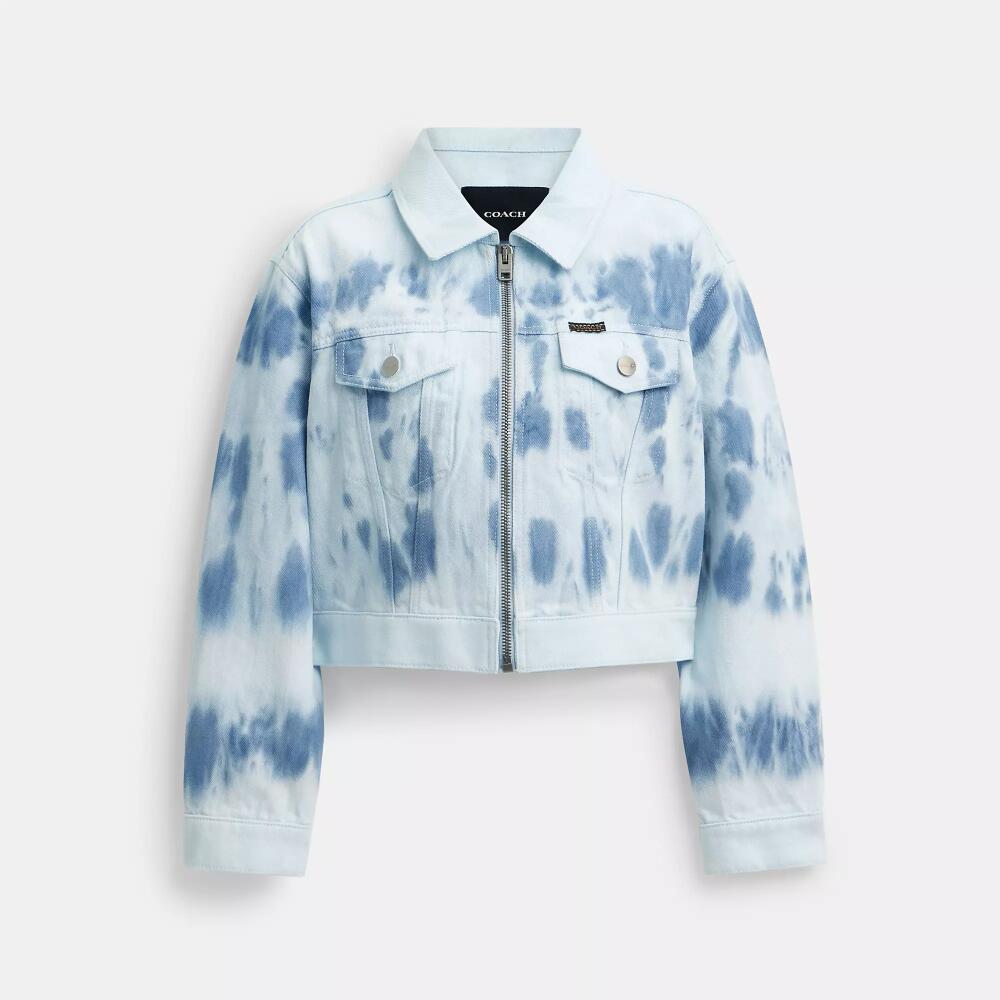 Coach Acid Wash Denim Jacket Cover