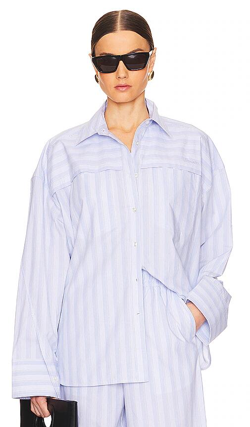 REMAIN Oversized Shirt in Blue Cover