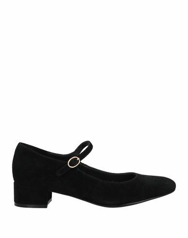 Jeffrey Campbell Woman Pumps Black Soft Leather Cover