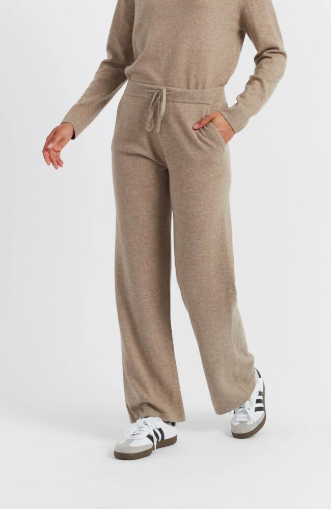 Chinti & Parker Wide Leg Snoopy Track Pants in Camel Cover