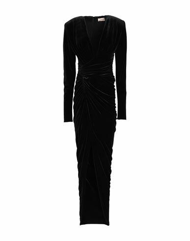 Alexandre Vauthier Woman Maxi dress Black Polyester, Elastane Cover