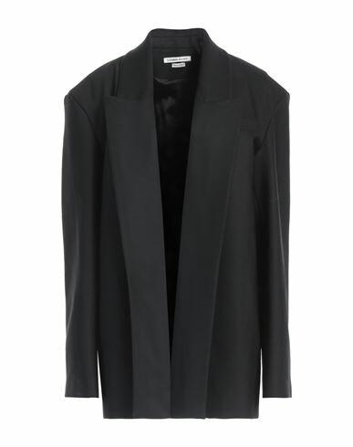 Alessandro Vigilante Woman Blazer Black Virgin Wool, Elastane Cover