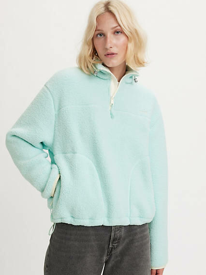 Levi's Big Foot Sherpa 1/4 Zip Sweatshirt - Women's Cover