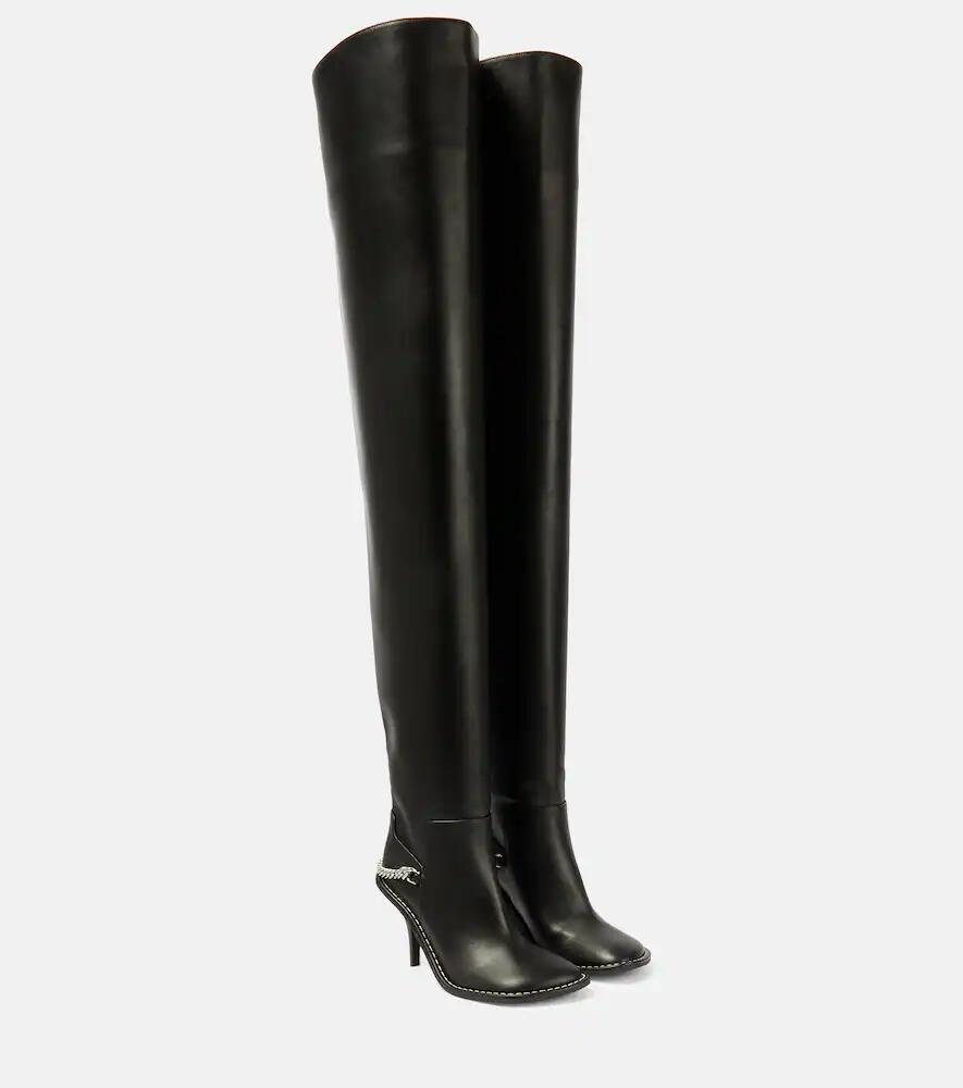 Stella McCartney Ryder faux leather over-the-knee boots Cover