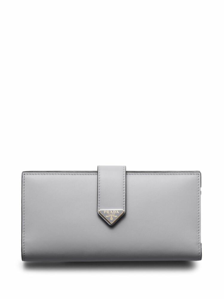 Prada large leather wallet - Grey Cover