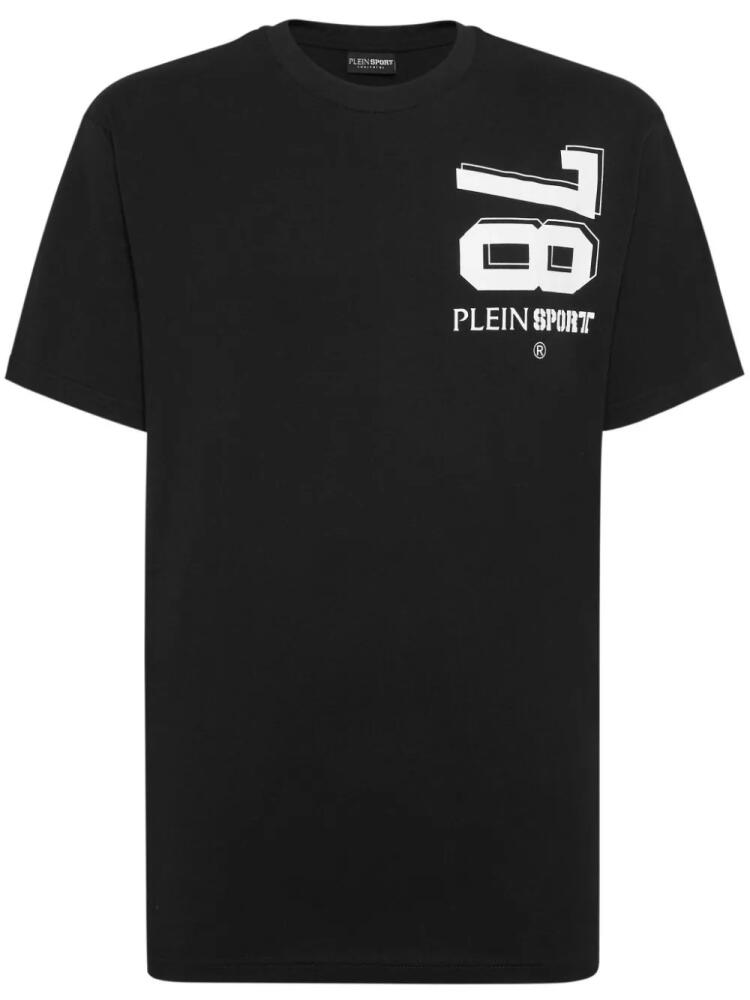 Plein Sport logo-print crew-neck T-shirt - Black Cover