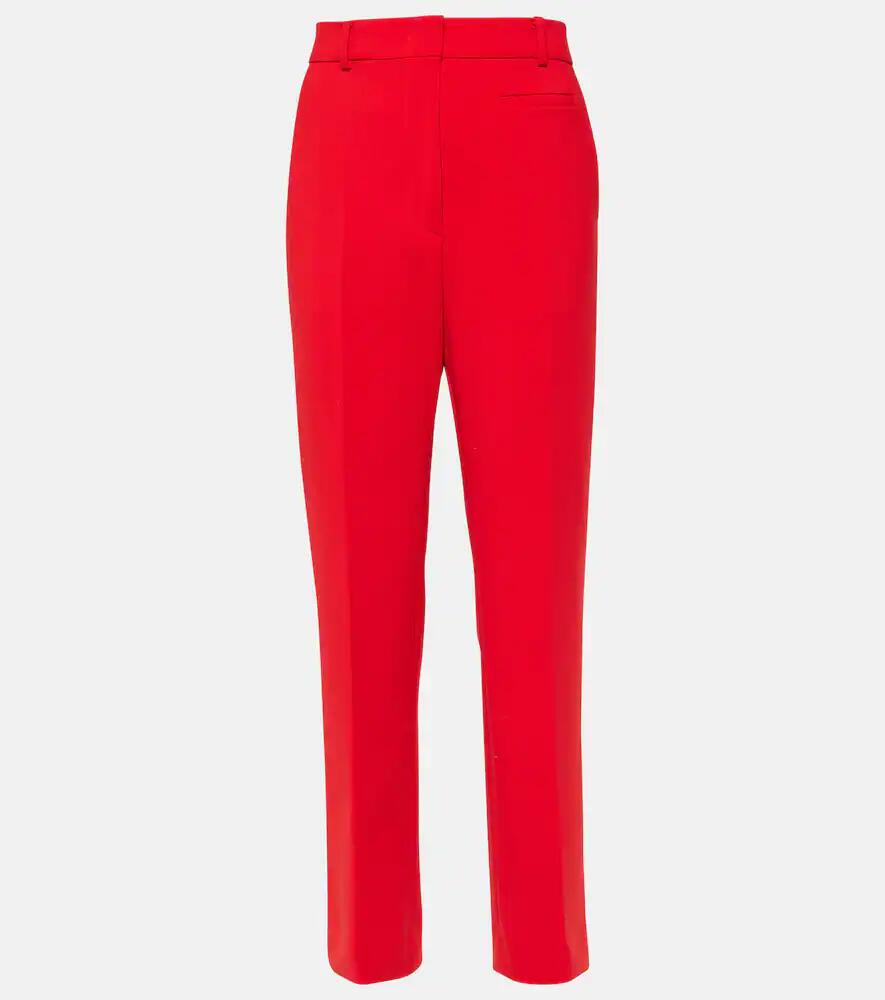 Sportmax Roagna high-rise wool-blend straight pants Cover