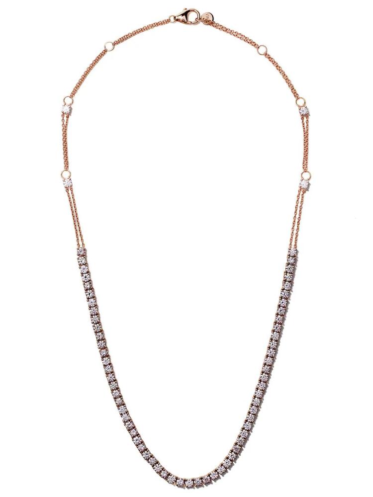 ALINKA 18kt rose gold RIVIERA diamond necklace Cover