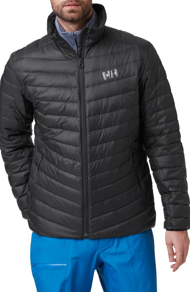 Helly Hansen Verglas Down & PrimaLoft Insulated Puffer Coat in Black Cover