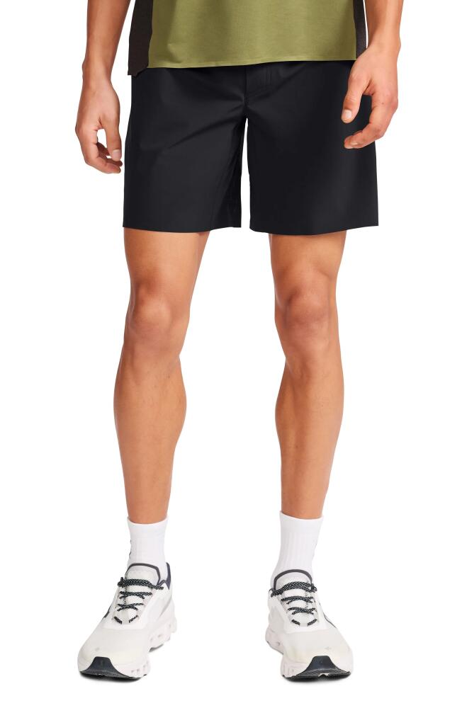 On Lightweight Running Shorts in Black Cover