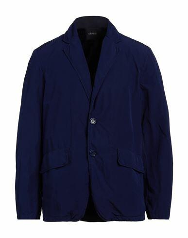 Aspesi Man Blazer Bright blue Polyester, Polyamide Cover