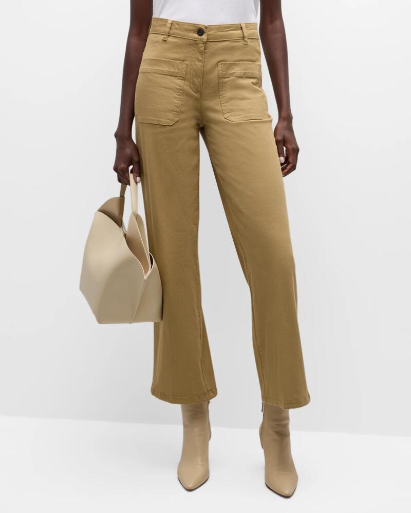 Vanessa Bruno Delias Cropped Straight-Leg Pants Cover