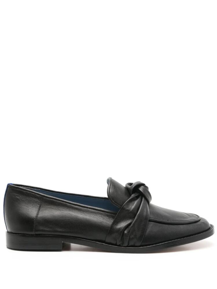 Blue Bird Shoes penny-knot leather loafers - Black Cover